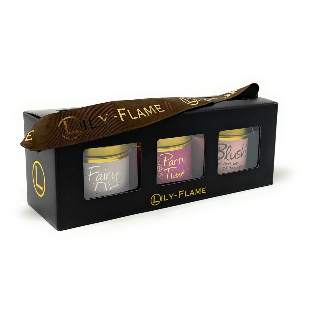 Lily-Flame Pink 3 Tin Candle Gift Set £19.79